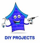 Diy Projects Shows Do It Yourself Home Improvement Stock Photo