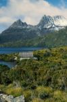 Cradle Mountain In Tasmania Stock Photo