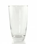 Empty Glass. Isolated On A White Background Stock Photo