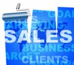 Business Sales Means Trade Selling And Commerce Stock Photo