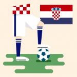 Croatia National Soccer Kits Stock Photo