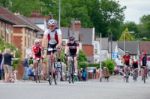 Cyclists Participating In The Velethon Cycling Event In Cardiff Stock Photo