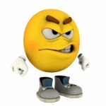 Angry Emotiguy Stock Photo