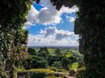 Ancient Ruins At Beeston Castle Stock Photo