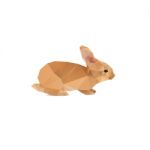 Rabbit Abstract Isolated Stock Photo