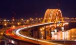 Banghwa Bridge At Night In Seoul,korea Stock Photo