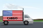 Usa Cargo Stock Photo