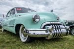 Old Buick Eight Parked On Shoreham Airfield Stock Photo