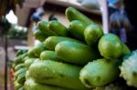 Eggplant In A Market In India Stock Photo