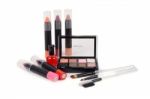 Makeup Accessory On White Background Stock Photo