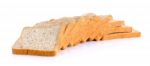 Whole Wheat Bread Isolated On The White Background Stock Photo