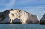 View Of The Needles Isle Of Wight Stock Photo