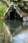 View Of The Boathouse On The Scotney Castle Estate Stock Photo