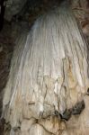 Stalactite And Stalagmite Stock Photo