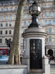 View Of The Smallest Police Station In England Stock Photo