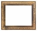 Gold Frame Stock Photo