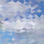 Grey Ocean Wave Abstract Low Polygon Background Stock Photo