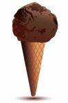 Choco Ice Cream Stock Photo