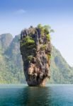 James Bond Island Geology Rock Formation Stock Photo