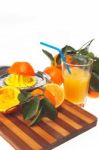 Fresh Orange Juice Stock Photo