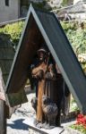 Well Kept Graveyard At The Maria Hilf Pilgrimage Church In Halls Stock Photo