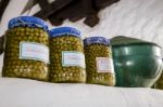 Jars Of Vegetables In Budapest Stock Photo