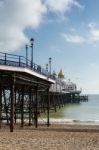 Eastbourne, Sussex/uk - February 19 : View Of The Pier In Eastbo Stock Photo