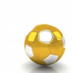 Soccer Ball Isolated White Background Stock Photo