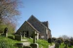 Bramber, West Sussex/uk - April 20 : Exterior View Of St Nichola Stock Photo