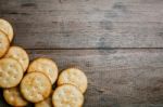 Crackers On A Table Stock Photo