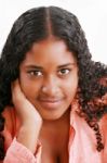 African American Teenage Girl Stock Photo