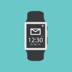 Smart Watch Flat Icon   Illustration  Stock Photo