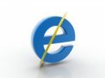 IE Icon Stock Photo