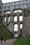 State Castle And Chateau Complex Of Cesky Krumlov Stock Photo