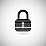 Lock Icon Stock Photo