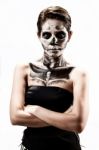 Skull Women Stock Photo