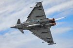 Eurofighter Typhoon Aerial Display At Biggin Hill Airshow Stock Photo