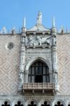 Partial View Of Saint Marks Basilica Venice Stock Photo