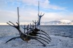 Sun Voyager In Reykjavik Stock Photo