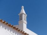 Albufeira, Southern Algarve/portugal - March 10 : White Tower In Stock Photo