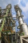 Petrochemical Plant Stock Photo