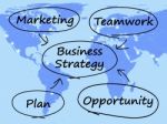 Business Strategy Diagram Stock Photo