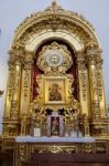 Marbella, Andalucia/spain - July 6 : Golden Altar In The Church Stock Photo