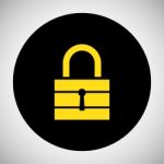 Lock Icon Stock Photo