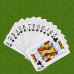 Playing Cards Clubs Suit Stock Photo