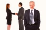 Business People Shaking Hands Stock Photo