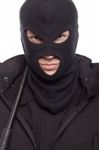 Masked Man Stock Photo