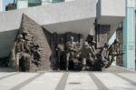 Insurgents Memorial To Polish Fighters Of Warsaw Uprising In War Stock Photo