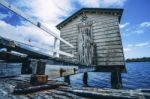 Maroochy River Boat House During The Day Stock Photo