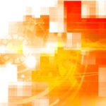 Orange Abstract Background Stock Photo